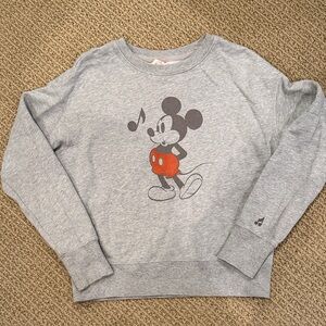 Uniqlo Gray Mickey Mouse Sweatshirt